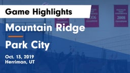 Mountain Ridge  vs Park City  Game Highlights - Oct. 13, 2019