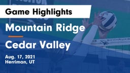 Mountain Ridge  vs Cedar Valley Game Highlights - Aug. 17, 2021