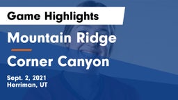 Mountain Ridge  vs Corner Canyon  Game Highlights - Sept. 2, 2021