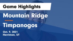 Mountain Ridge  vs Timpanogos Game Highlights - Oct. 9, 2021