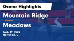 Mountain Ridge  vs Meadows  Game Highlights - Aug. 19, 2023
