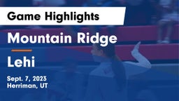 Mountain Ridge  vs Lehi  Game Highlights - Sept. 7, 2023