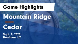 Mountain Ridge  vs Cedar  Game Highlights - Sept. 8, 2023