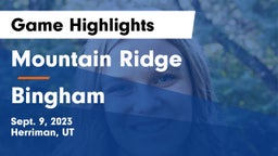 Mountain Ridge  vs Bingham  Game Highlights - Sept. 9, 2023
