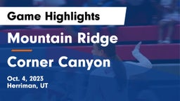 Mountain Ridge  vs Corner Canyon  Game Highlights - Oct. 4, 2023