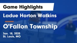 Ladue Horton Watkins  vs O'Fallon Township  Game Highlights - Jan. 18, 2020