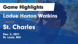 Ladue Horton Watkins  vs St. Charles  Game Highlights - Dec. 3, 2021