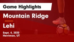 Mountain Ridge  vs Lehi  Game Highlights - Sept. 4, 2020