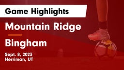 Mountain Ridge  vs Bingham  Game Highlights - Sept. 8, 2023