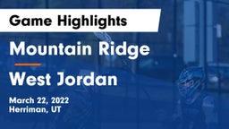 Mountain Ridge  vs West Jordan Game Highlights - March 22, 2022