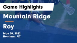 Mountain Ridge  vs Roy  Game Highlights - May 20, 2022