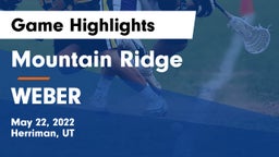 Mountain Ridge  vs WEBER  Game Highlights - May 22, 2022