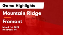 Mountain Ridge  vs Fremont  Game Highlights - March 16, 2024