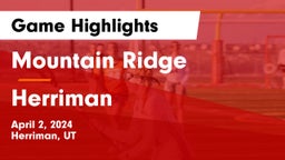 Mountain Ridge  vs Herriman  Game Highlights - April 2, 2024