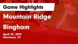 Mountain Ridge  vs Bingham  Game Highlights - April 23, 2024