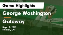 George Washington  vs Gateway  Game Highlights - Sept. 7, 2019
