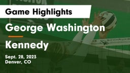 George Washington  vs Kennedy  Game Highlights - Sept. 28, 2023