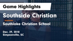 Southside Christian  vs Southlake Christian School Game Highlights - Dec. 29, 2018