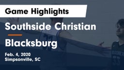 Southside Christian  vs Blacksburg  Game Highlights - Feb. 4, 2020