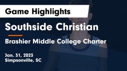 Southside Christian  vs Brashier Middle College Charter Game Highlights - Jan. 31, 2023