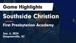Southside Christian  vs First Presbyterian Academy Game Highlights - Jan. 6, 2024