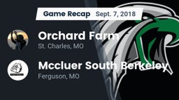 Recap: Orchard Farm  vs. Mccluer South Berkeley 2018