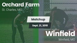 Matchup: Orchard Farm High vs. Winfield  2018