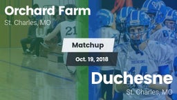 Matchup: Orchard Farm High vs. Duchesne  2018