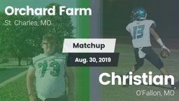 Matchup: Orchard Farm High vs. Christian  2019