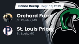 Recap: Orchard Farm  vs. St. Louis Priory  2019