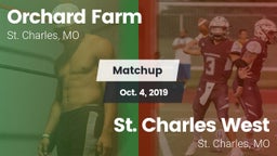 Matchup: Orchard Farm High vs. St. Charles West  2019