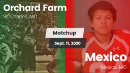Matchup: Orchard Farm High vs. Mexico  2020