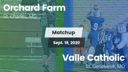 Matchup: Orchard Farm High vs. Valle Catholic  2020