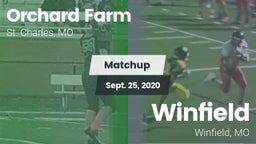 Matchup: Orchard Farm High vs. Winfield  2020