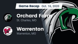 Recap: Orchard Farm  vs. Warrenton  2020