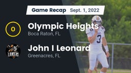 Recap: Olympic Heights  vs. John I Leonard  2022