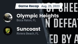 Recap: Olympic Heights  vs. Suncoast  2023