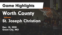 Worth County  vs St. Joseph Christian  Game Highlights - Dec. 18, 2020