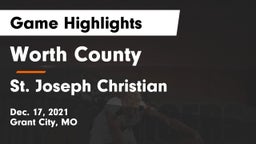 Worth County  vs St. Joseph Christian  Game Highlights - Dec. 17, 2021