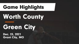 Worth County  vs Green City   Game Highlights - Dec. 23, 2021