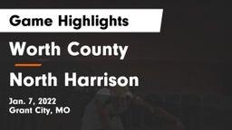 Worth County  vs North Harrison  Game Highlights - Jan. 7, 2022