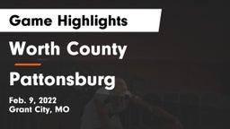 Worth County  vs Pattonsburg  Game Highlights - Feb. 9, 2022