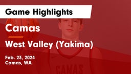 Camas  vs West Valley  (Yakima) Game Highlights - Feb. 23, 2024