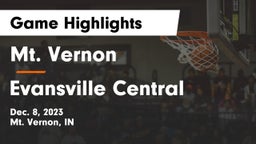 Mt. Vernon  vs Evansville Central  Game Highlights - Dec. 8, 2023