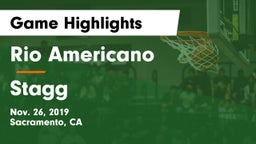 Rio Americano  vs Stagg  Game Highlights - Nov. 26, 2019