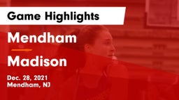 Mendham  vs Madison  Game Highlights - Dec. 28, 2021