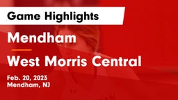 Mendham  vs West Morris Central  Game Highlights - Feb. 20, 2023