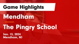 Mendham  vs The Pingry School Game Highlights - Jan. 13, 2024