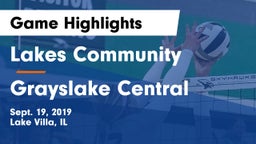 Lakes Community  vs Grayslake Central  Game Highlights - Sept. 19, 2019