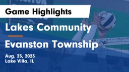 Lakes Community  vs Evanston Township  Game Highlights - Aug. 25, 2023